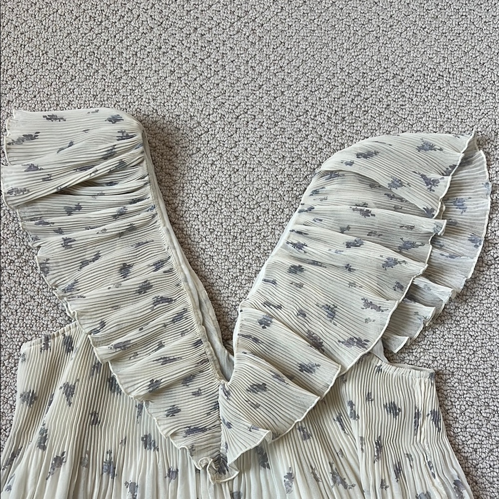 Elegant GANNI Cream and Gray Women's Top - Picture 3 of 6